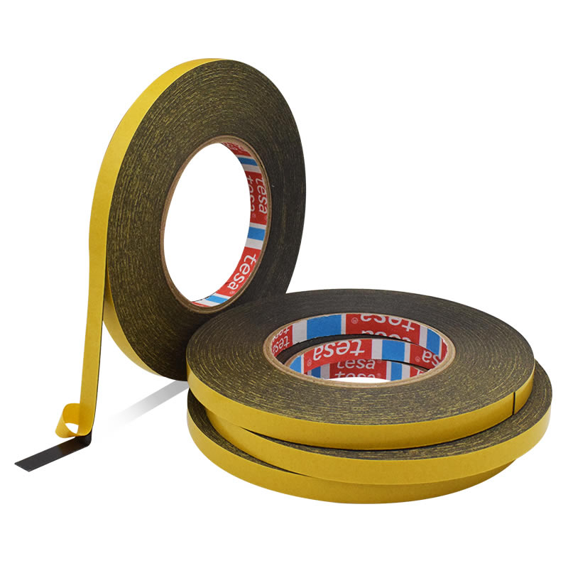德莎62906 PE泡棉双面胶带tesa进口0.6mm厚车型文字铭牌字牌粘接