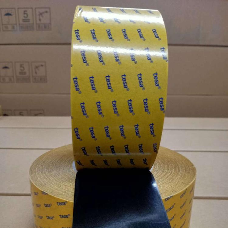 德莎tesa51982黑色PET固定LCD背光板强力高粘双面胶带 易模切冲型