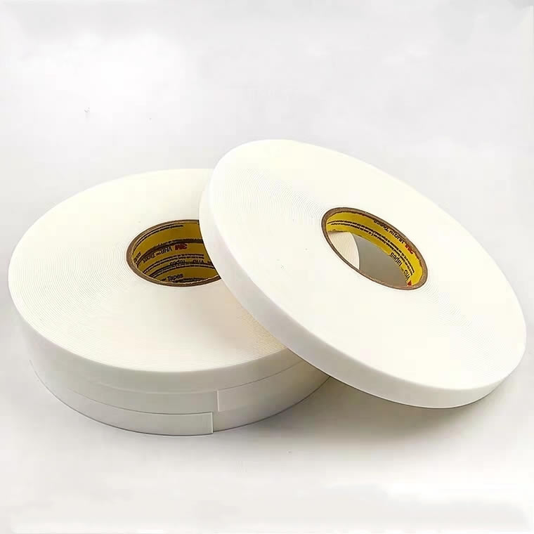 3M4959加厚型白色双面胶带/4959强粘力丙烯酸泡棉胶16.5M长 3MM厚