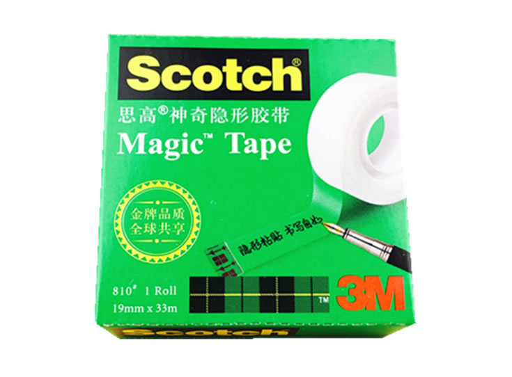 3M 思高® 隐形胶带，810-CQ33，19mmX33m