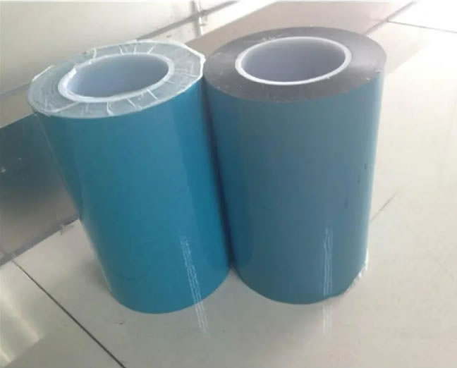 TERAOKA寺冈 7641#25代替品PET双面胶带 透明蓝膜显示屏PET双面胶 高透耐温双面胶0.1mm厚 TERAOKA寺冈 7641#25代替品PET双面胶带 透明蓝膜显示屏PET双面胶 高透耐温双面胶0.1mm厚