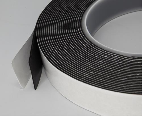 TERAOKA寺冈 7840 0.62代替品PE泡棉双面胶 模切泡棉双面胶 黑色防水泡棉胶 泡沫双面胶 PE泡棉双面胶贴铭牌固定高粘胶0.62mm厚