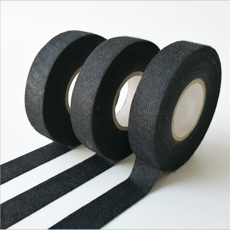 TERAOKA寺冈 5140代替品白色聚酯布胶带 线束胶带汽车电子捆扎耐磨耐水抗腐蚀隔音绒布涤纶线束胶带0.17mm厚