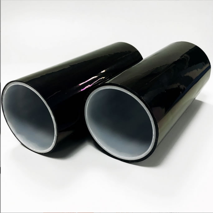 TERAOKA寺冈7034 HF 0.03代替品黑色PET超薄双面胶带 黑色超薄pet双面胶遮光黑超薄双面胶带 纳米晶磁片石墨贴合0.03mm厚