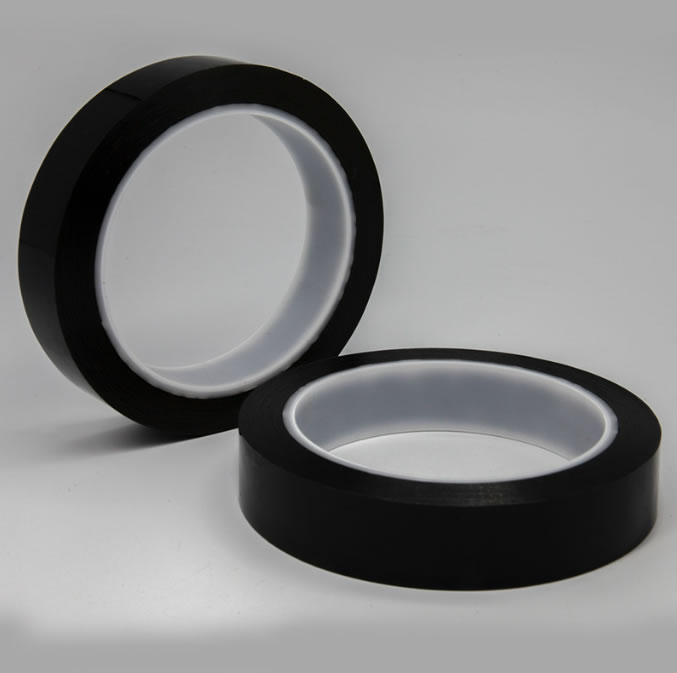 TERAOKA寺冈7692W HF 0.05代替品黑色PET超薄双面胶带 黑色超薄pet双面胶遮光黑超薄双面胶带 纳米晶磁片石墨贴合0.05mm厚