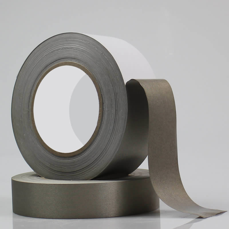TERAOKA寺冈1825代替品导电布胶带 导电布银灰色平纹导电布胶带单面带胶防辐射导电屏蔽胶带导
