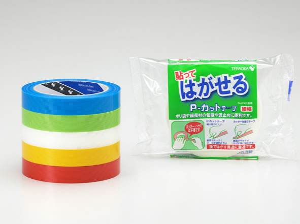 TERAOKA寺岗胶带 寺冈4142 彩色养生胶带 易撕胶带捆扎标记遮蔽修补胶带易撕无痕不残胶防水自粘抗拉pe绿色0.15mm厚