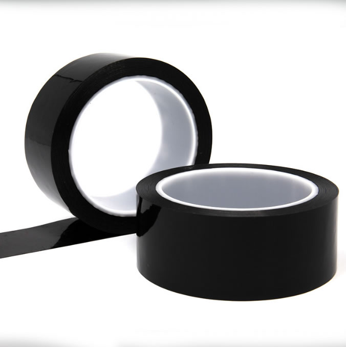 TERAOKA寺岗胶带 寺冈704A 薄膜双面胶带 黑色适合遮光，非常适合固定光学片、FPC、LED等，以及遮光和支撑0.03mm厚