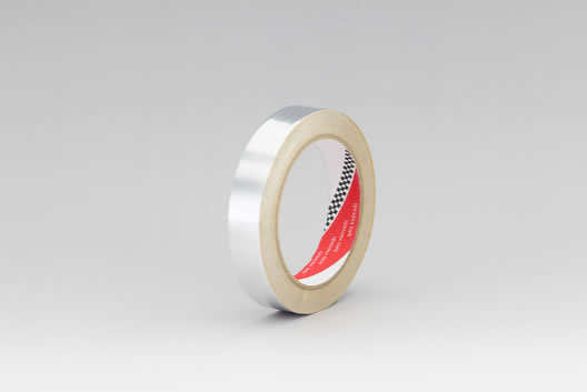 TERAOKA寺岗胶带 寺冈833 铝箔胶带 闪亮的铝箔胶带。非常适合屏蔽应用和风管/管道应用 0.08mm厚