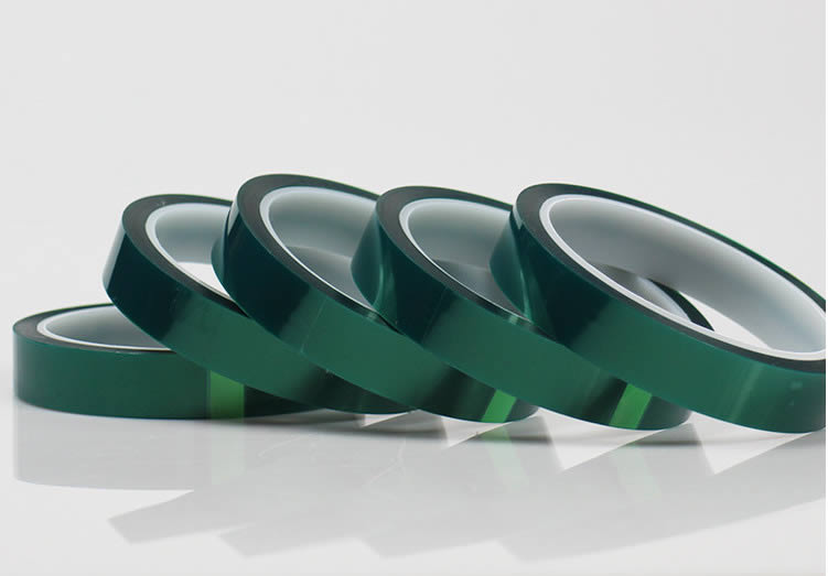 PET绿色高温胶带PCB线路板电镀汽车烤漆无痕遮蔽胶带绿色喷涂耐高温胶布酸碱喷塑防烤保护膜绿色胶带