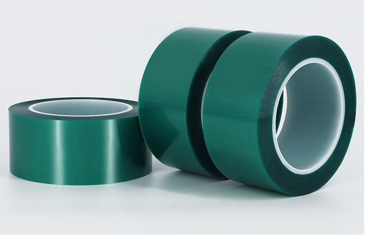 PET绿色高温胶带绝缘单面胶带喷漆电镀保护胶带热转印胶带遮蔽胶带耐高温无痕