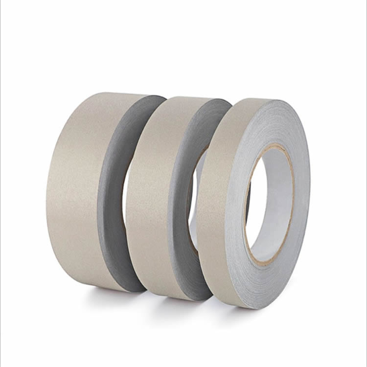 单面带胶导电胶布 银色平纹双面导电布胶带 高级材料屏蔽胶带