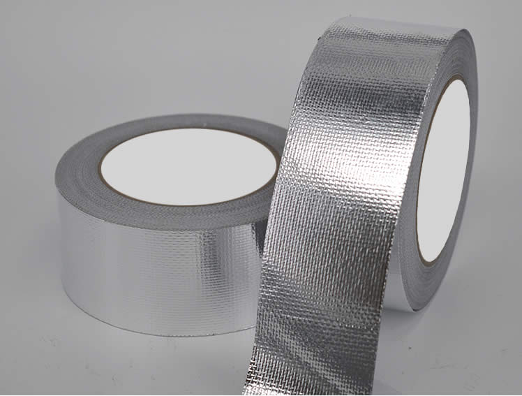 玻纤布铝箔胶带5cm6CM10公分8加厚锡箔纸自粘管道胶带油烟机