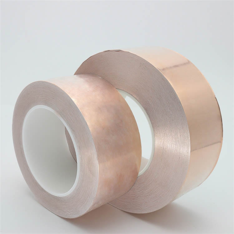 单导双导纯铜铜箔胶带耐高温强力导电散热防辐射信号干扰屏蔽铜箔 单导双导纯铜铜箔胶带耐高温强力导电散热防辐射信号干扰屏蔽铜箔