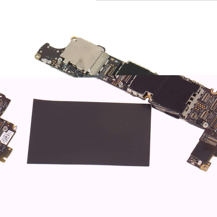 散热石墨片 人工石墨 手机散热贴膜 石墨降温散热片平板CPU石墨膜纸0.3*200*100mm哑黑 胶带价格